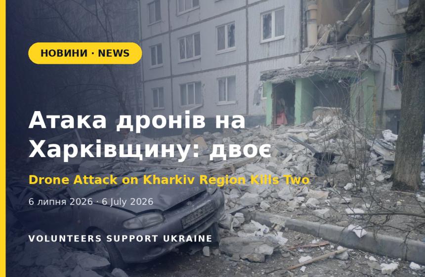 Атака дронів на Харківщину: у Богодухові загинули двоє людей
