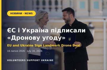 ЄС і Україна підписали «Дронову угоду»: Брюссель виділив перший мільярд євро