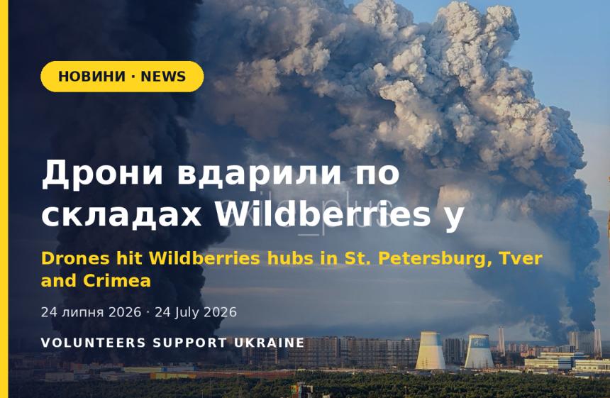 Дрони вдарили по складах Wildberries у Петербурзі, Твері й Криму