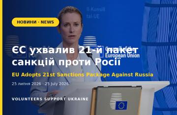 ЄС ухвалив 21-й пакет санкцій проти Росії: банки, тіньовий флот і нафтопереробка