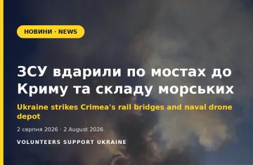ЗСУ уразили залізничні мости до Криму та склад морських дронів