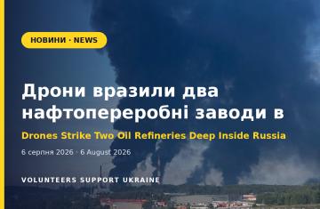 Дрони вразили два нафтопереробні заводи в Росії