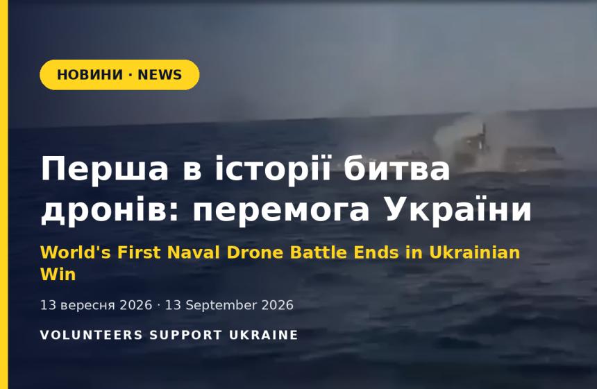World's First Naval Drone Battle Ends in Ukrainian Win