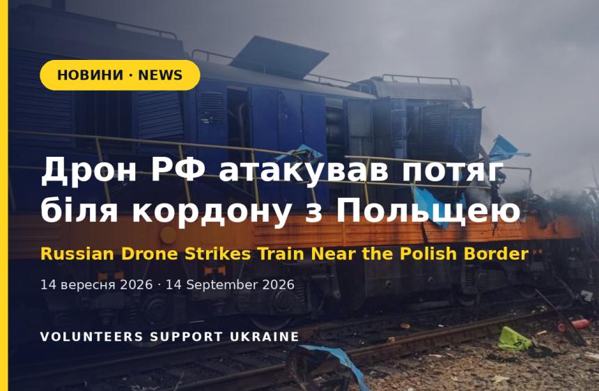 Russian Drone Strikes Train Near the Polish Border Minutes After Dignitaries' Train Passed