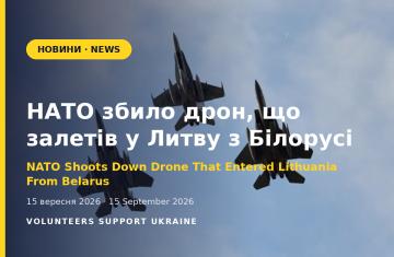 NATO Shoots Down Drone That Entered Lithuania From Belarus