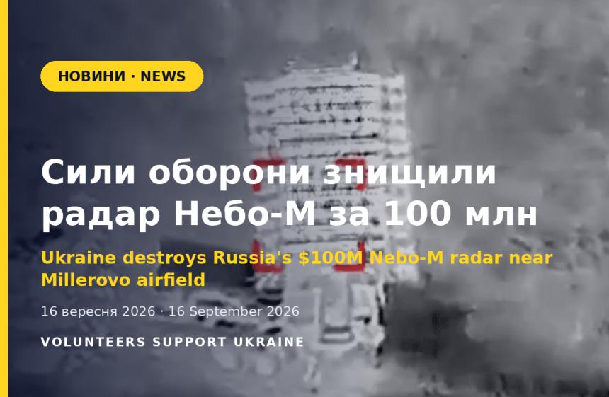 Ukraine Destroys Russia's $100M Nebo-M Radar Near Millerovo Airfield