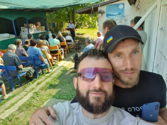 Reise in die Region Donezk