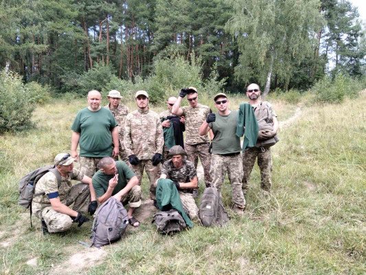 Hulp voor militairen in de regio Donetsk