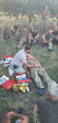 Ausbildung in taktischer Medizin im Osten der Ukraine