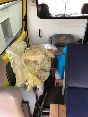 Medicijnen en uitrusting voor een militair hospitaal