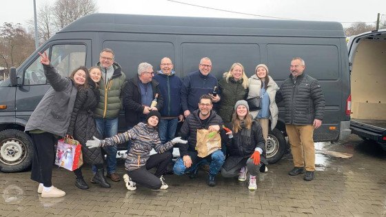 Treffen mit Freiwilligen in Deutschland