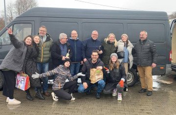 Treffen mit Freiwilligen in Deutschland