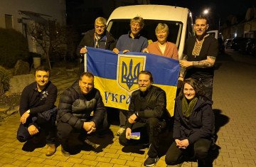 Treffen mit deutschen Freiwilligen am 25. Februar