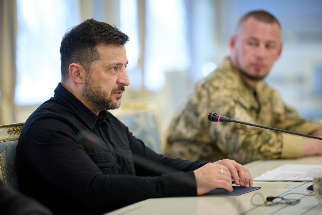 Президент Зеленський на переговорах у Києві