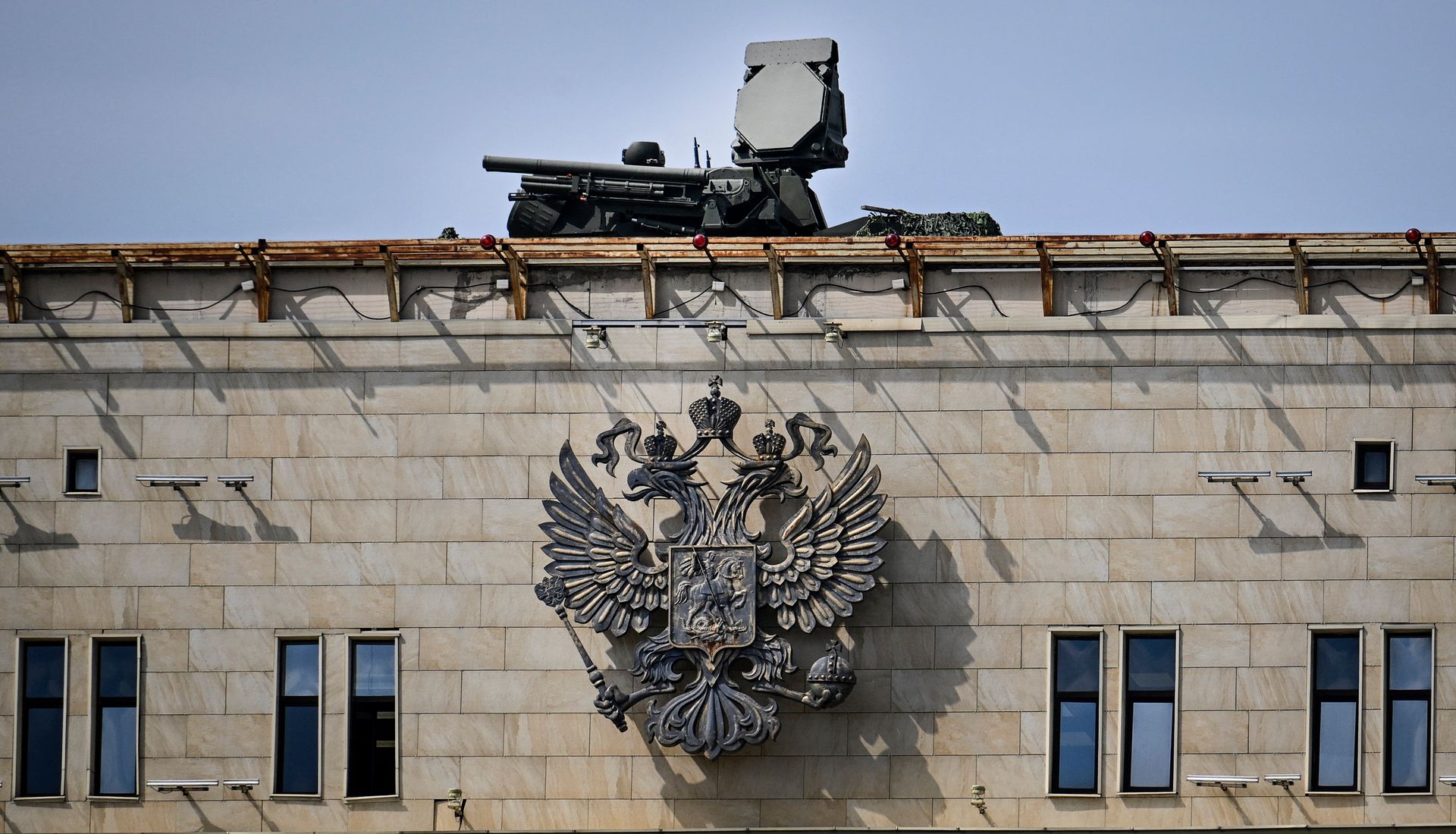 Ілюстративне фото: комплекс протиповітряної оборони «Панцир» на даху будівлі в Москві