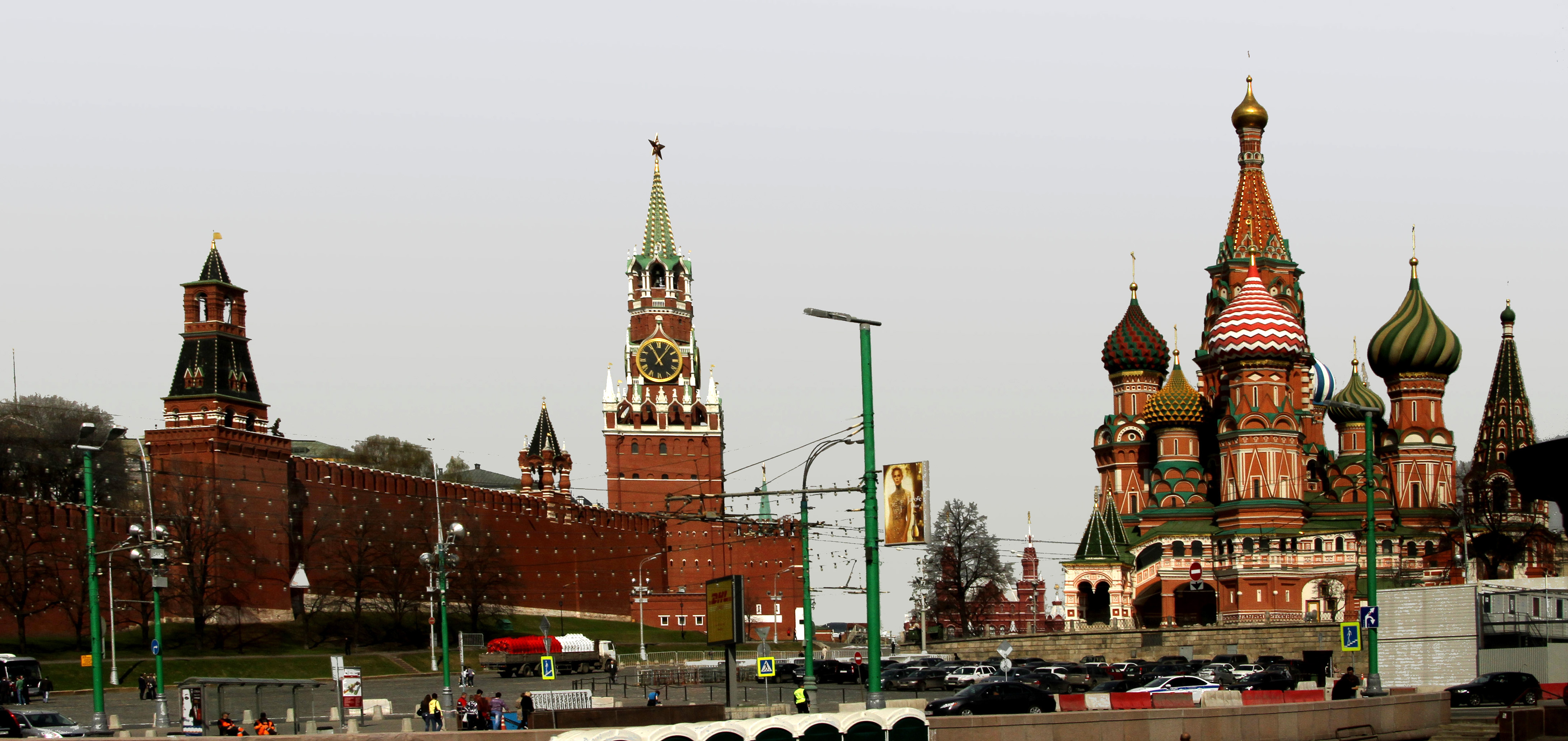 Червона площа в Москві — історичний центр столиці, поруч з яким тривала атака