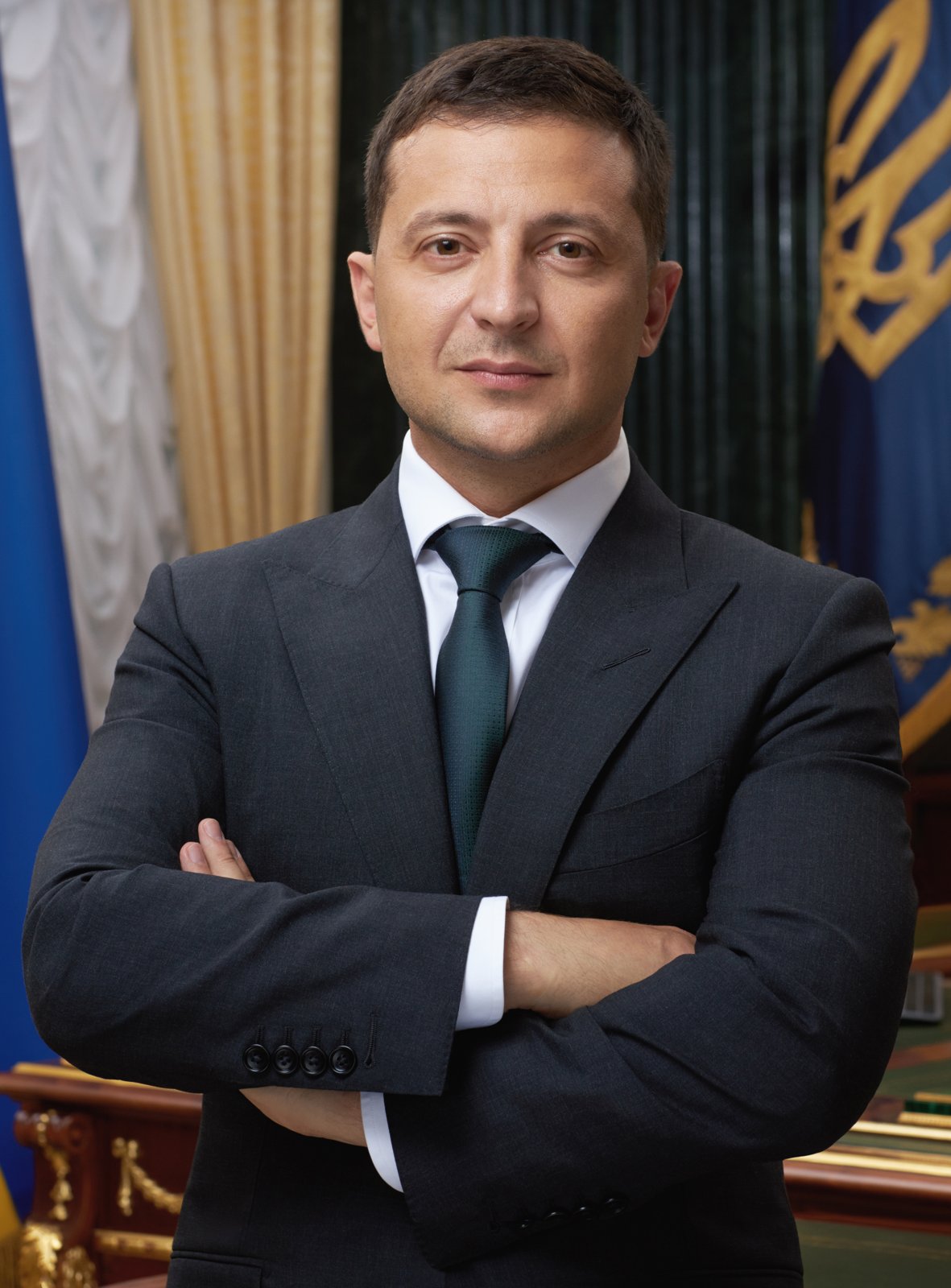 Президент України Володимир Зеленський, офіційний портрет