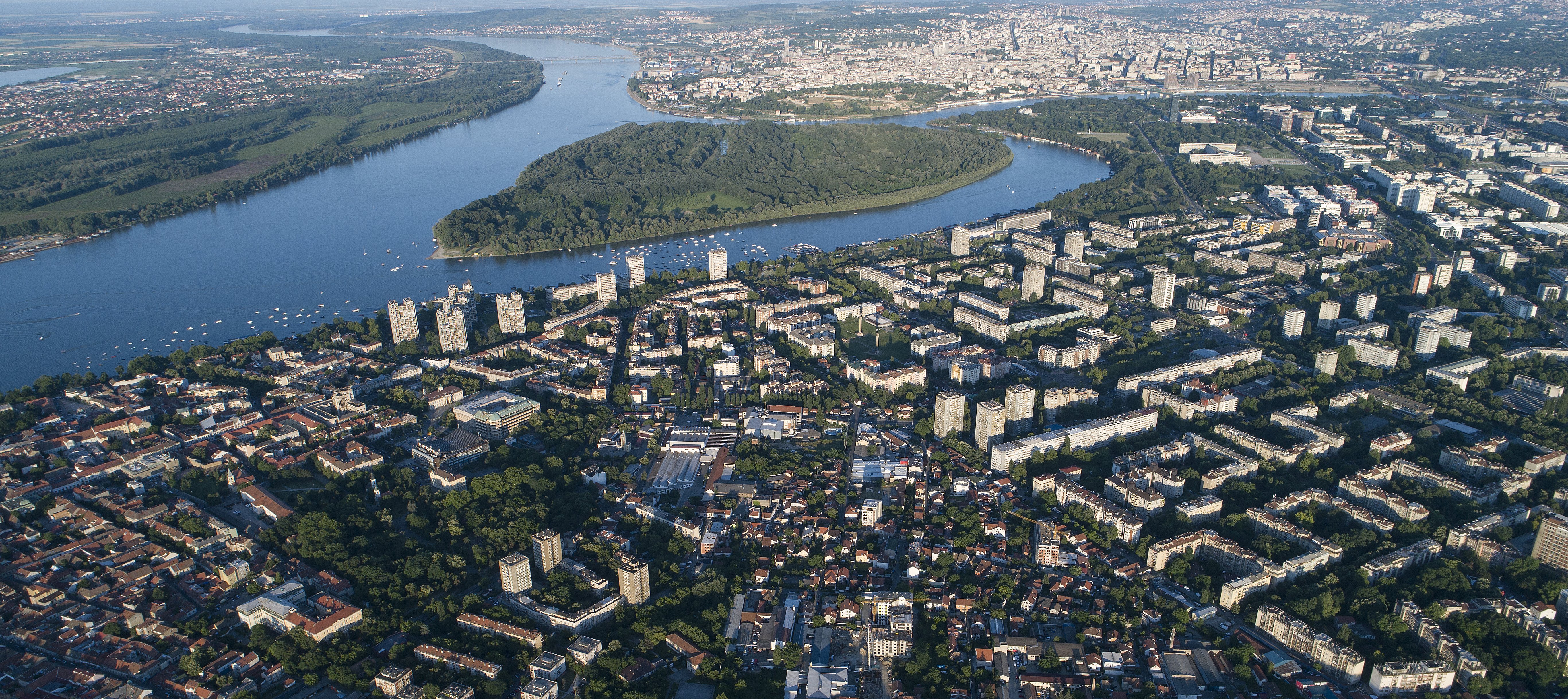 Панорама Белграда — столиці Сербії, куди прибуде український президент