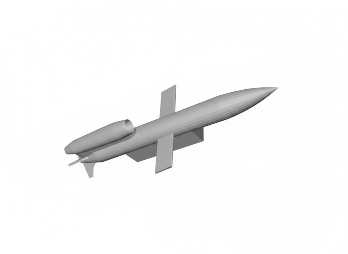 Крилата ракета "Фламінго" (FP-5) — схематичне зображення