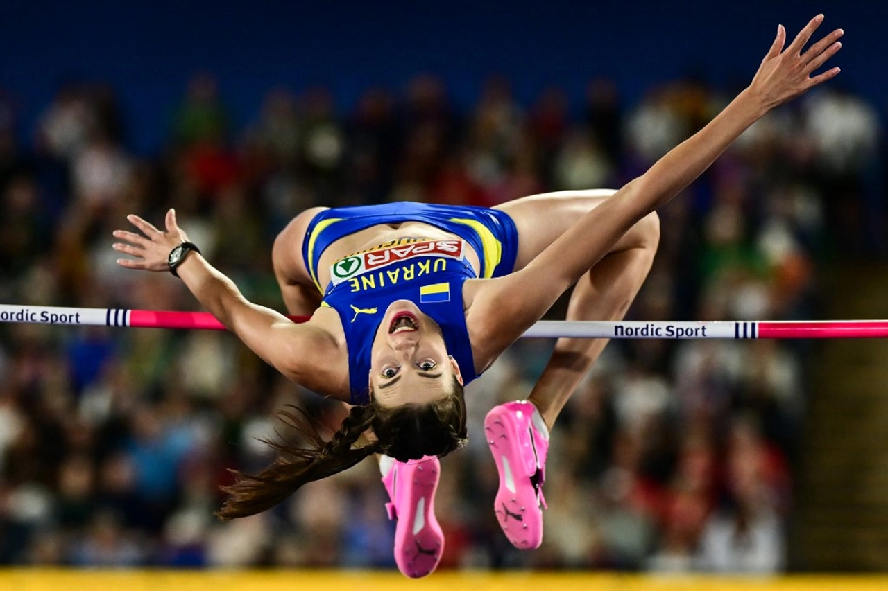 Ярослава Магучіх на чемпіонаті Європи з легкої атлетики 2026 року в Бірмінгемі