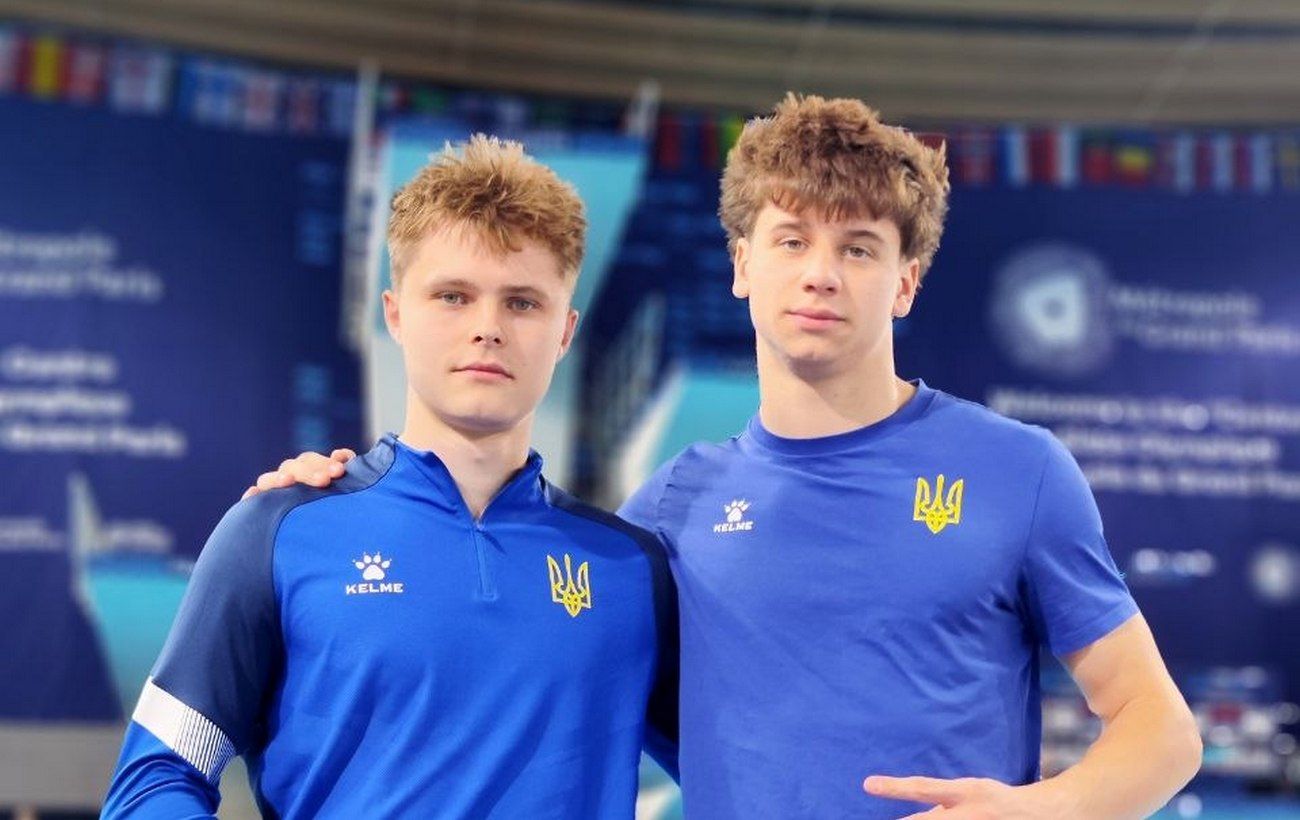Олексій Середа та Марк Гриценко на чемпіонаті Європи в Парижі