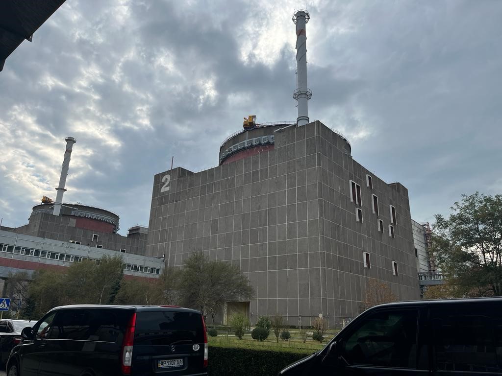 Один із реакторних блоків Запорізької атомної електростанції