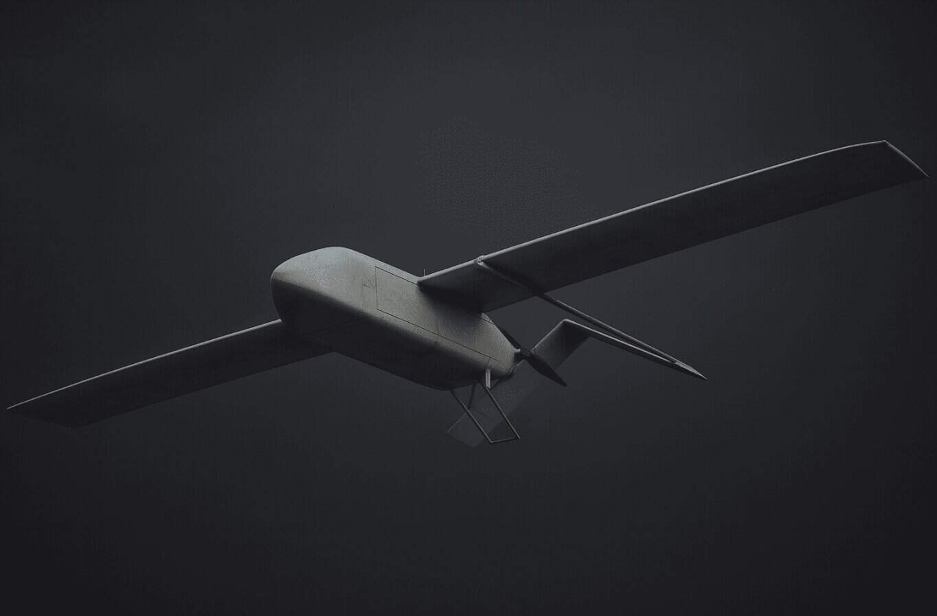 A Ukrainian-built FP-series long-range strike drone — illustrative photo