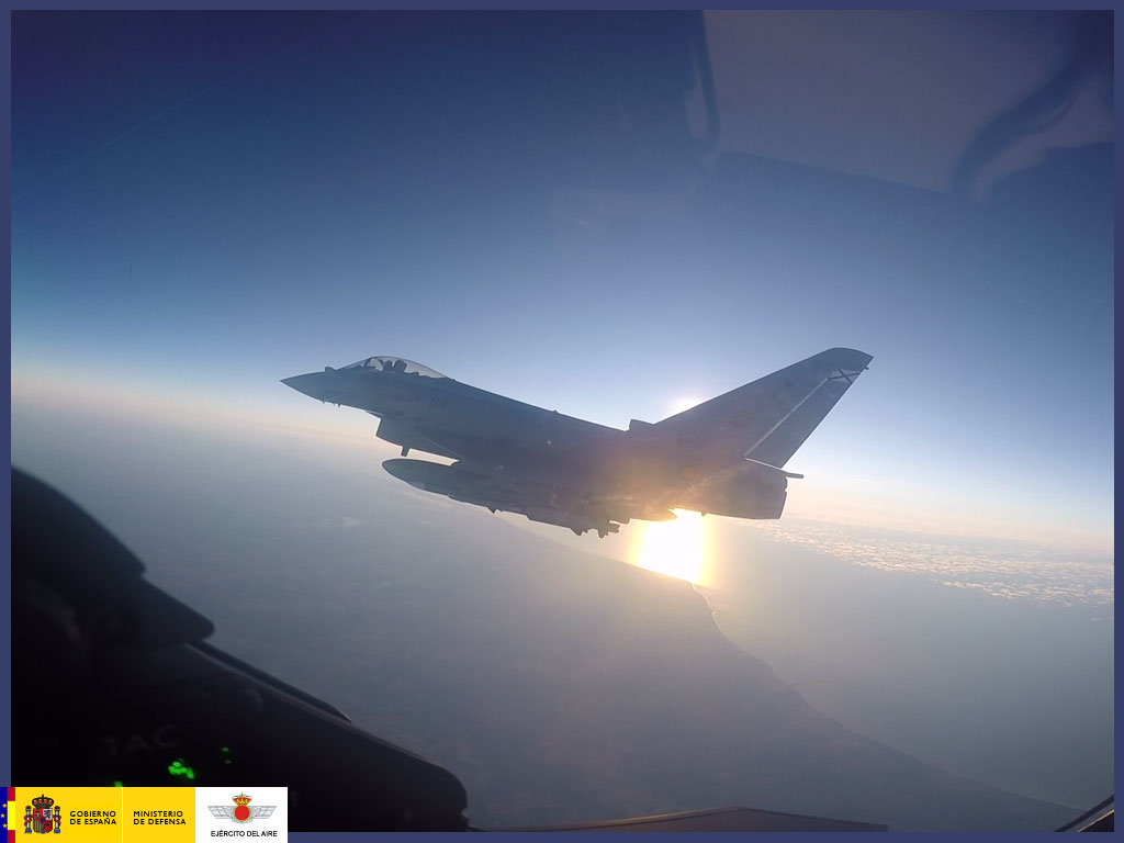 Ілюстративне фото: винищувач НАТО місії Baltic Air Policing у польоті над Балтійським регіоном