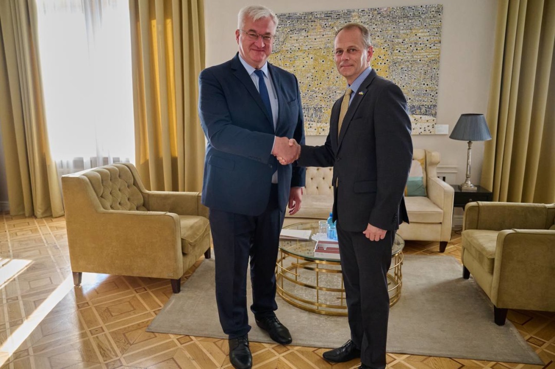 Міністр закордонних справ України Андрій Сибіга приймає новопризначену тимчасову повірену США в Україні, вересень 2026