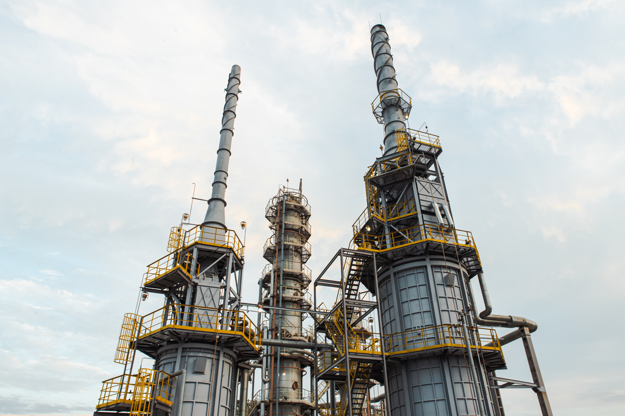 The Ilsky oil refinery in Russia's Krasnodar Krai (file photo)
