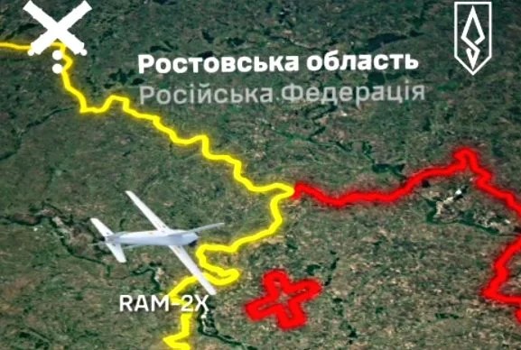 The Nebo-M radar station positioned near Millerovo airfield, struck by a Ukrainian drone