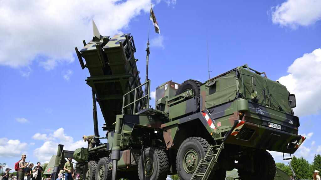 A Patriot missile launcher on display at an air-defense equipment show, Germany (illustrative photo)