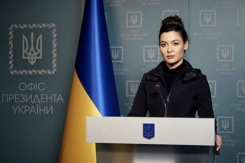 Daria Zarivna, chief coordinator of the Bring Kids Back UA initiative, which organizes the return of abducted and deported Ukrainian children