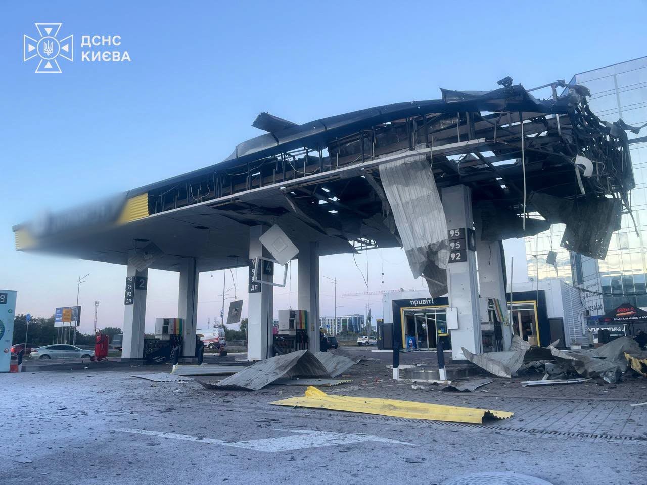 Illustrative photo: aftermath of one of the earlier strikes on Kyiv (September 2026)