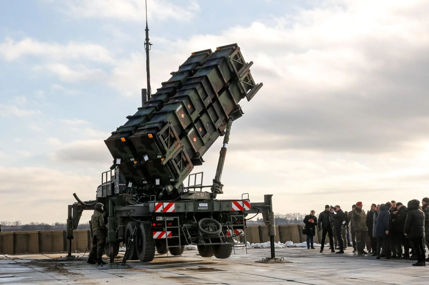 Пускова установка Patriot під час передачі союзникам