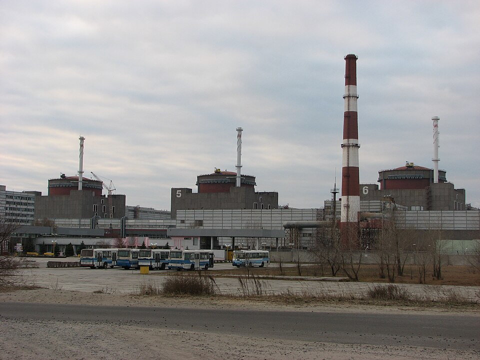 Енергоблоки Запорізької атомної електростанції, найбільшої атомної станції Європи