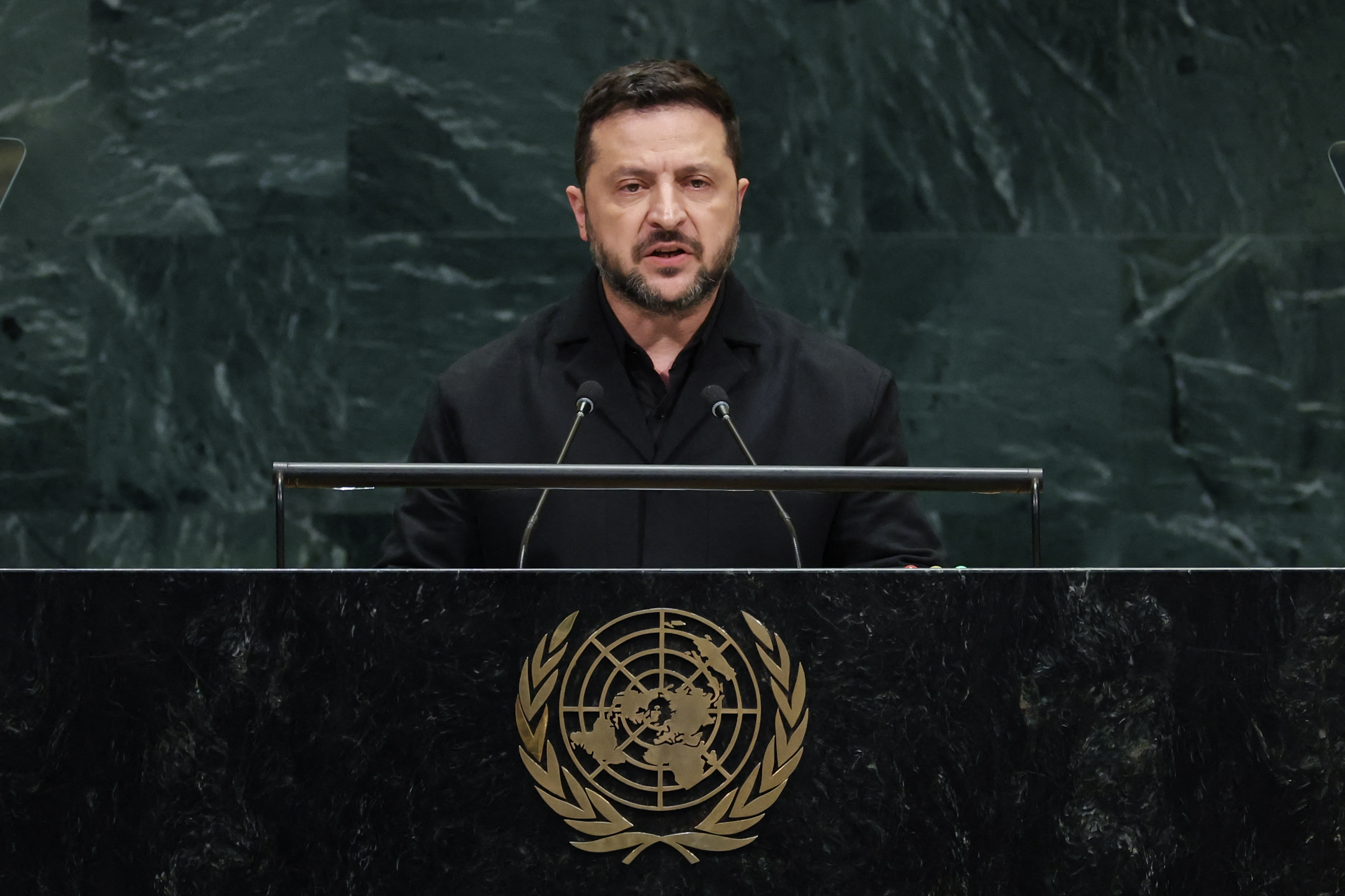 President Zelensky addresses the 81st session of the UN General Assembly, New York, Sept. 23, 2026