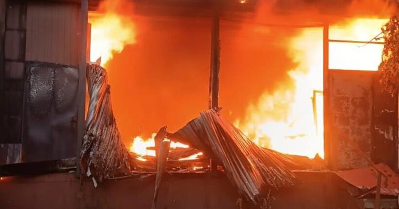 Пожежа на об'єкті інфраструктури в Нікопольському районі Дніпропетровської області, 4 вересня 2026 року