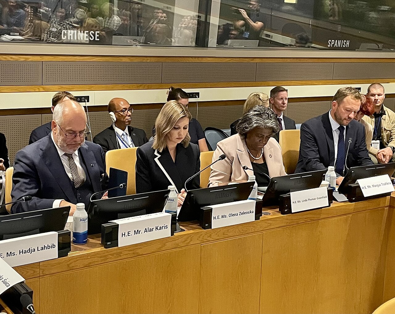 Illustrative photo: delegates at an international meeting on Ukrainian children's rights (UN, 2025)