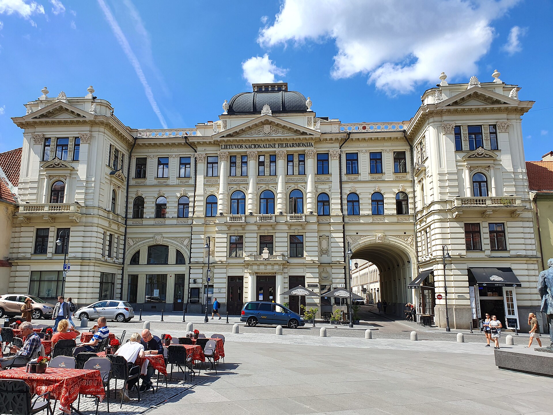 Illustrative photo: the Lithuanian National Philharmonic in Vilnius