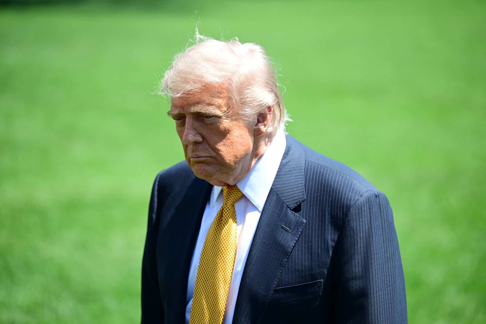Donald Trump speaks to the press in Washington, 12 May 2026 (file photo)