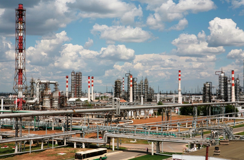 The oil refinery in Volgograd (archive photo)