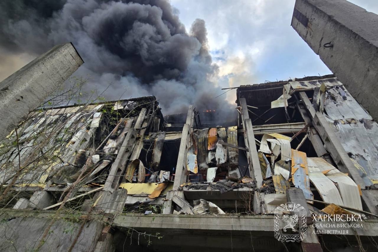 The aftermath of a Russian aerial bomb strike on a building in Kharkiv, 5 October 2026 (Kharkiv Regional Military Administration)
