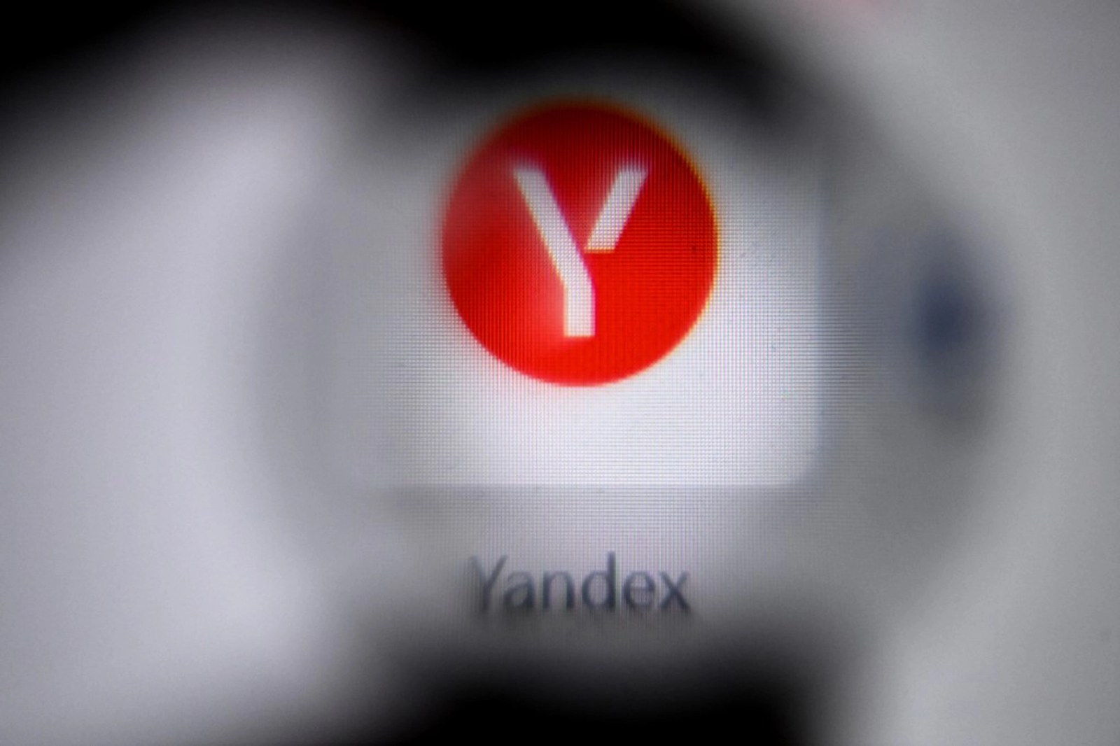 The Yandex logo on a laptop screen (illustrative file photo)