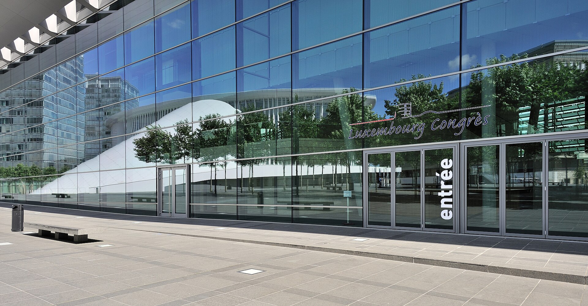 Congress centre in Luxembourg, where EU Council meetings take place (illustrative photo)