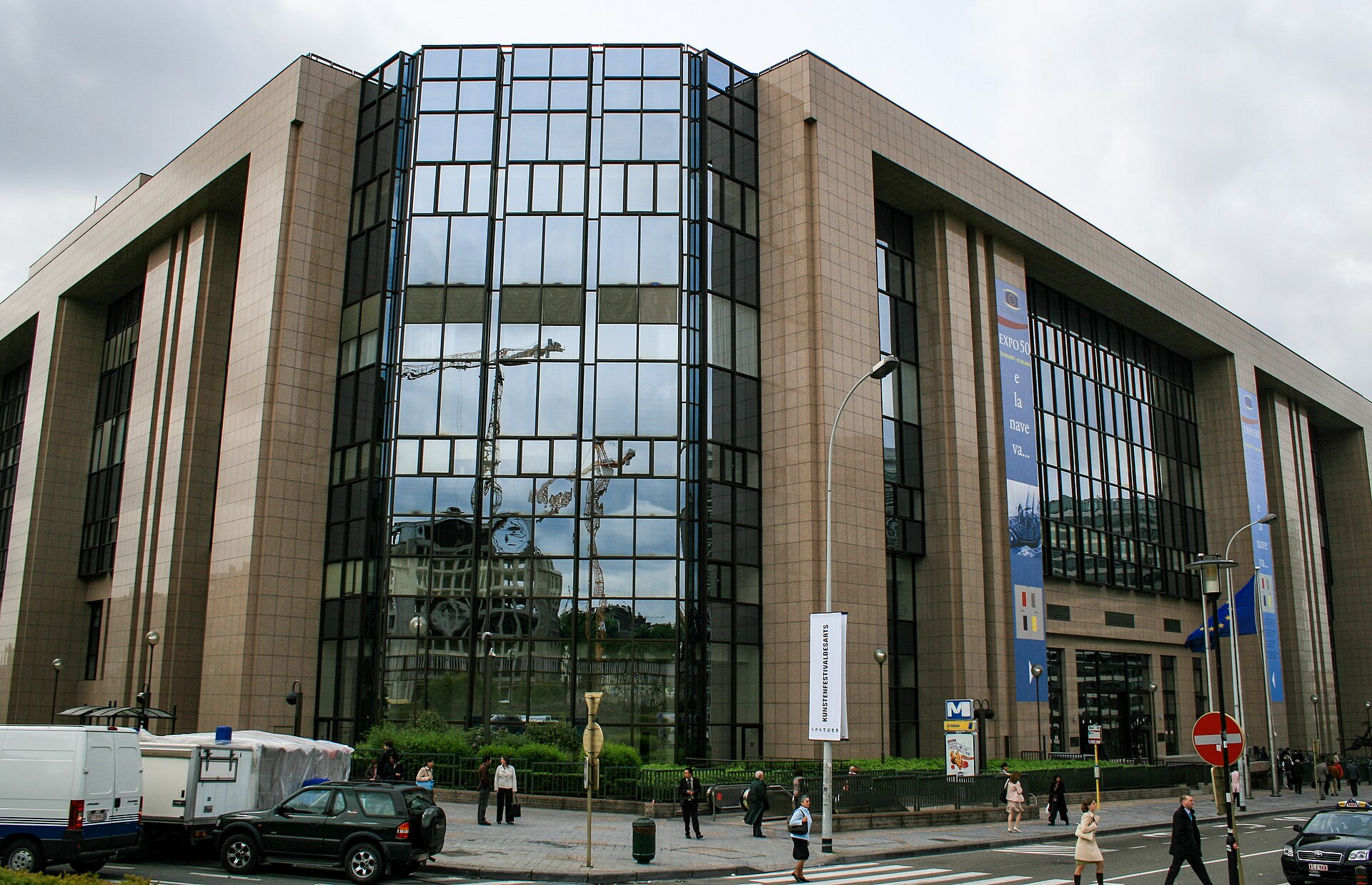 The Justus Lipsius building in Brussels, home of the Council of the EU (illustrative photo)